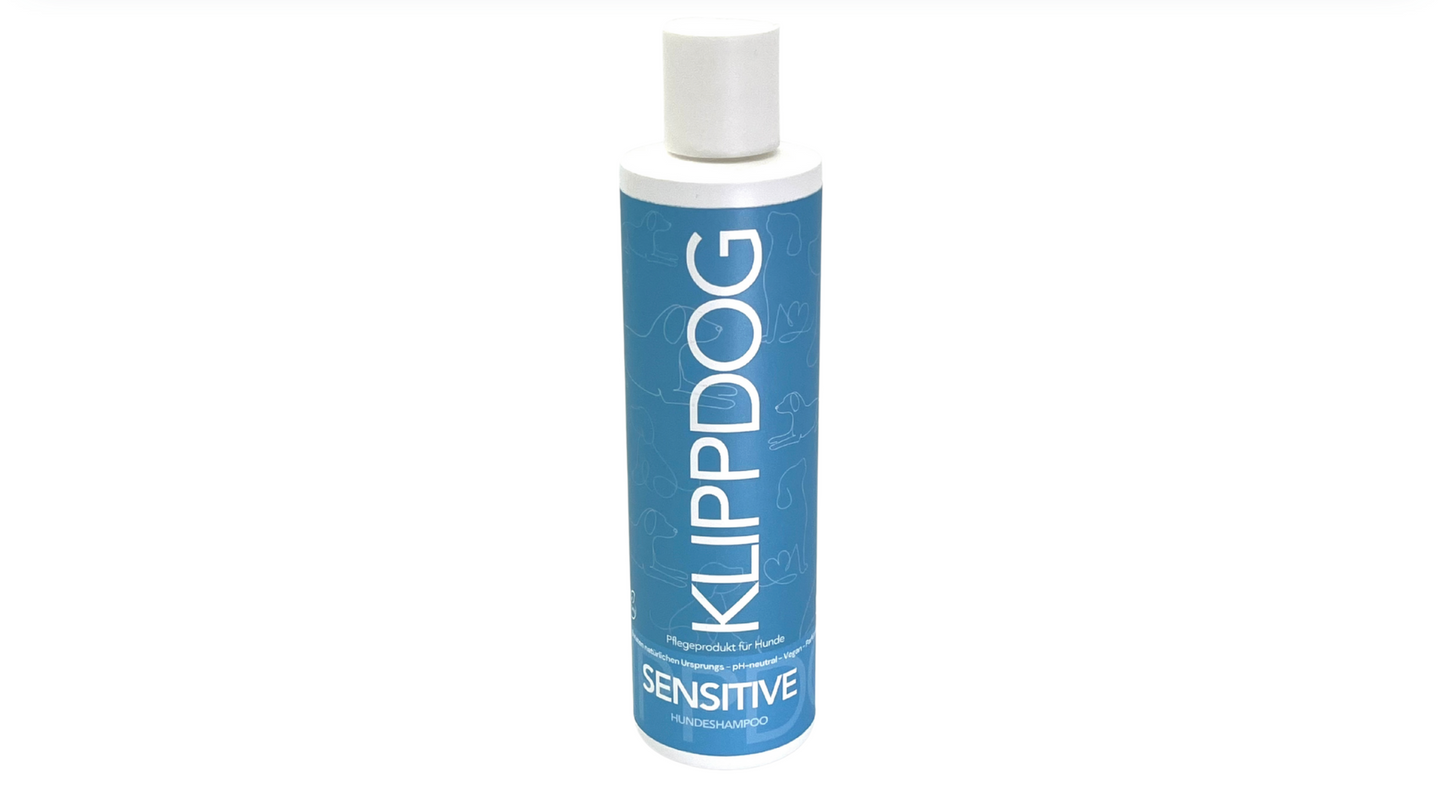 KLIPPDOG Hundeshampoo SENSITIVE 250 ml - Pflegeprodukt für Hunde