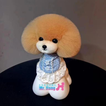 Teddy Kopfmodell (Champagne mit weisser Schnauze), nur Fell