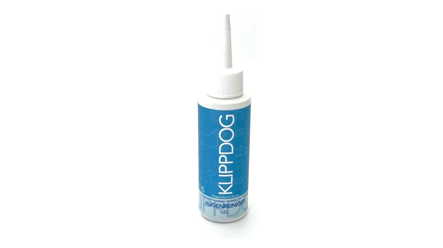KLIPPDOG Augenreiniger Gel 100 ml - Pflegeprodukt für Hunde