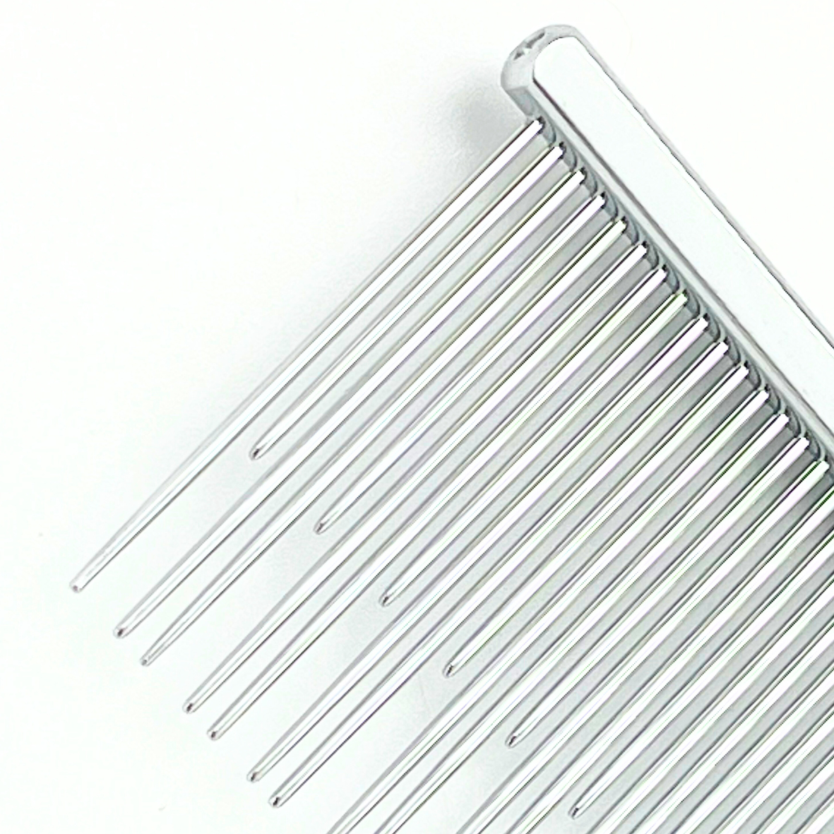 Feiner Edelstahlkamm doppelreihig