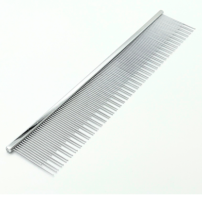 Feiner Edelstahlkamm doppelreihig
