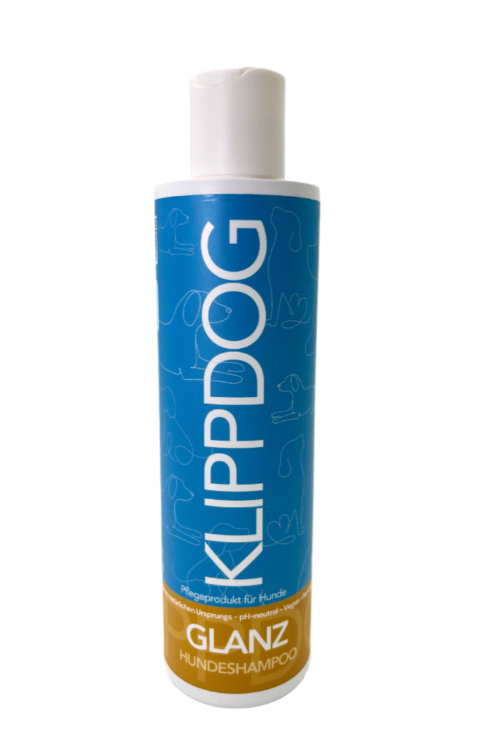 KLIPPDOG Hundeshampoo GLANZ 250 ml - Pflegeprodukt für Hunde